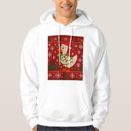 Moletom Ugly Christmas Goose Hoodie | Funny Holiday Sweate