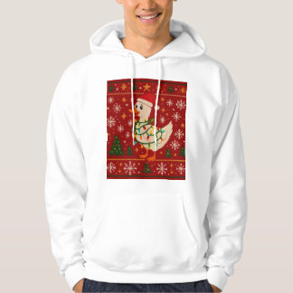 Moletom Ugly Christmas Goose Hoodie | Funny Holiday Sweate