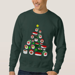 Moletom ugly christmas tree sushi