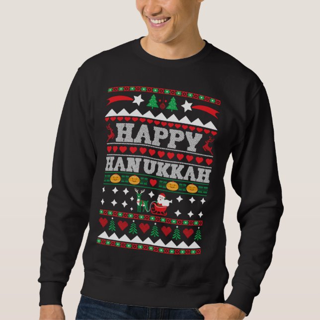 Moletom Ugly Hanukkah Sweater (Frente)
