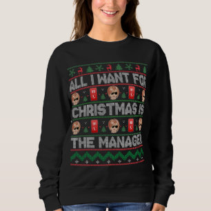Moletom Ugly Karen Christmas Sweater Fala Com Seu Gerente