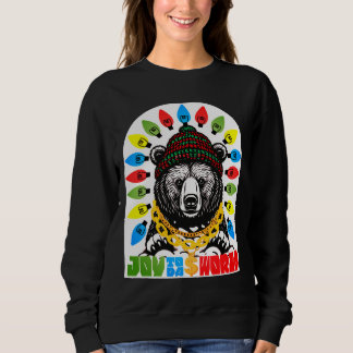 Moletom Ugly sweater Christmas bear gangsta ghetto joy