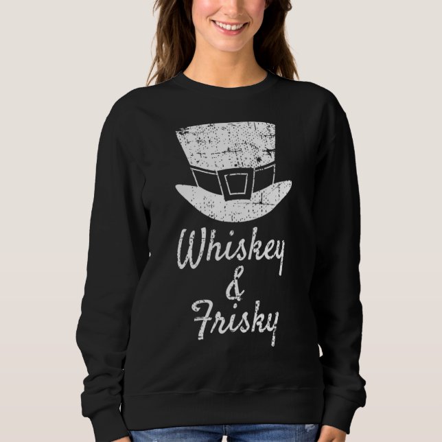Moletom Uísque Frisky  Vintage St Patricks (Frente)