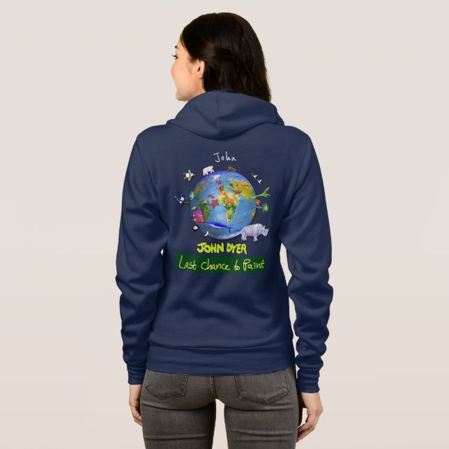 Moletom Última oportunidade de pintar Hoodie2 (Parte Traseira Completa)