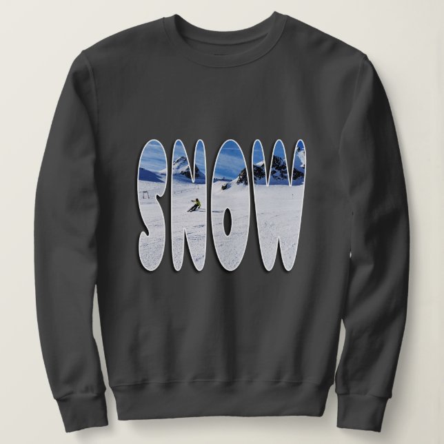 Moletom Ultimate Ski Vibe - Gift for Snow Lovers (Frente do Design)