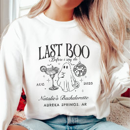 Moletom Último Boo Antes de Festa de Halloween de Bachelor