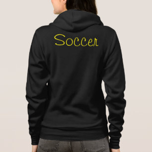 Moletom Último Futebol Mãe Amarelo e Futebol Negro.