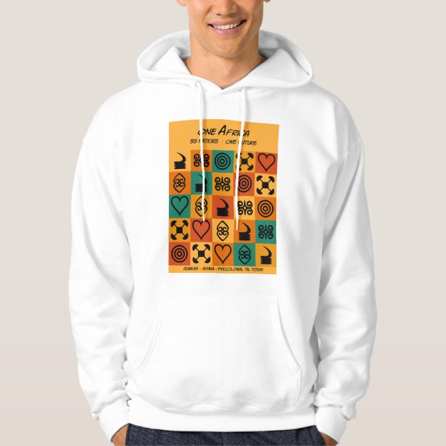 Moletom Um África – Adinkra – Gana -  (Frente)