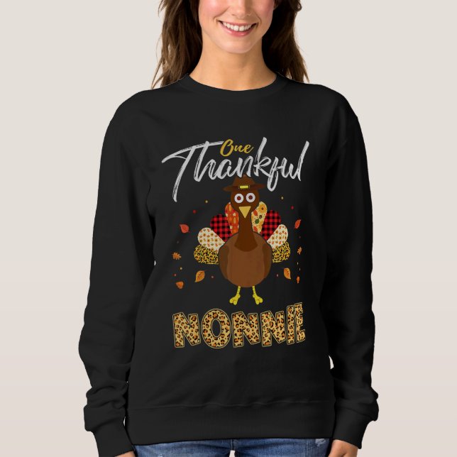 Moletom Um agradecimento à Nonnie Turkey Leopart (Frente)