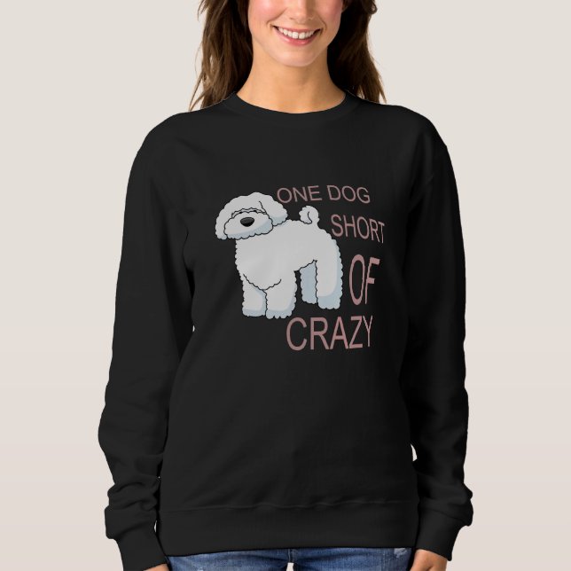 Moletom Um Cachorro Sem Uma Ideia Louca De Poodle (Frente)