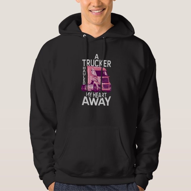 Moletom Um Caminhoneiro Levou Meu Coração Para Longe Do Mo (Frente)