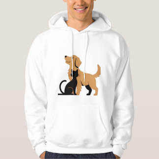 Moletom um cão de recuperação de ouros, T-Shirt