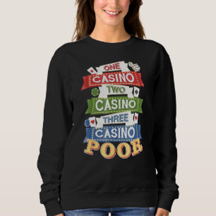 Moletom Um Casino Dois Casino Três Casino Pobre