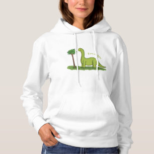 Moletom Um desenho animado de brontosaurus dinossauros, ve