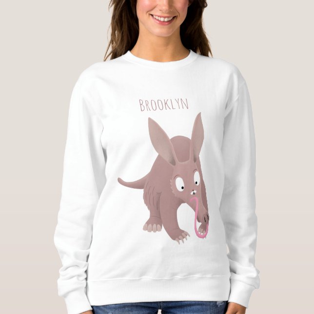 Moletom Um desenho animado engraçado (Frente)