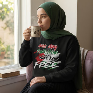 Moletom Um dia a Palestina será LIVRE