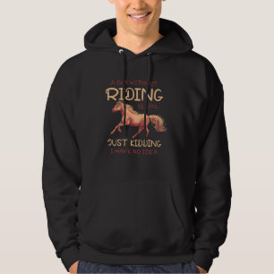 Moletom Um Dia Sem Cavalgar Cavalo Inglês Dressage