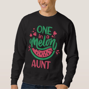 Moletom Um Em Um Tema De Melão Fruta De Verão