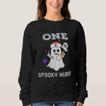 Um enfermeiro Dia de as Bruxas engraçado Spooky