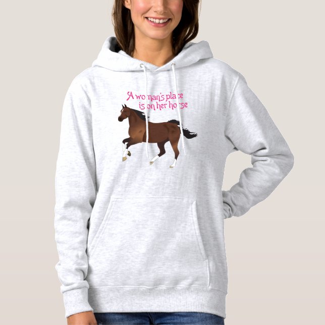 Moletom Um lugar para mulher (Frente)