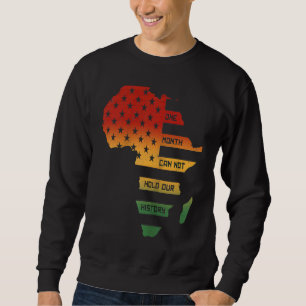 Moletom Um Mês Não Pode Segurar Nossa História África Mapa