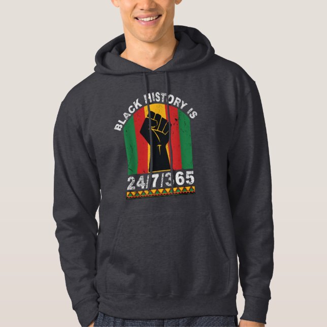 Moletom Um Mês Não Pode Segurar Nossa História Mês da Hist (Frente)