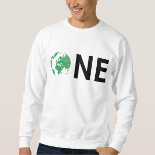 Moletom Um mundo (verde/preto) Crewneck