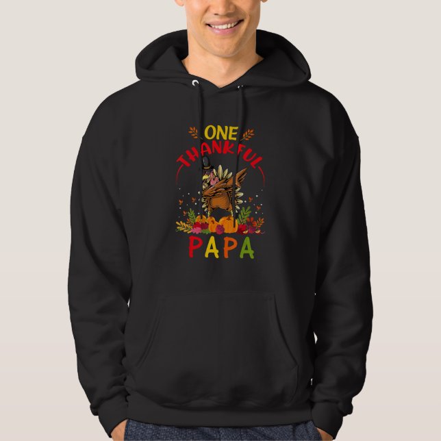Moletom Um Obrigado de outono de outono de Dabbing Dabbing (Frente)