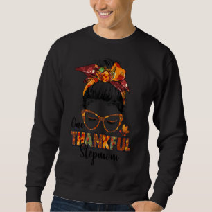 Moletom Um Obrigado de Stepman Messy Bun Autumn Turkey