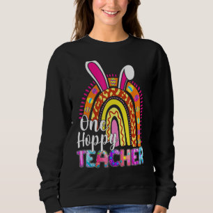 Moletom Um Professor Hoppy Cony School Rainbow Leopard Eas