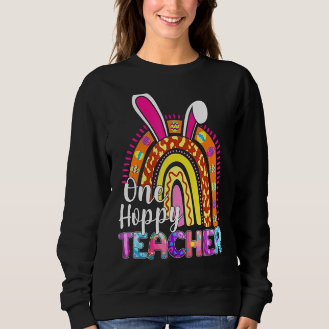 Moletom Um Professor Hoppy Cony School Rainbow Leopard Eas (Frente)