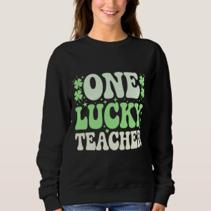 Moletom Um Professor Sortudo Groovy Professor Retro St Pat