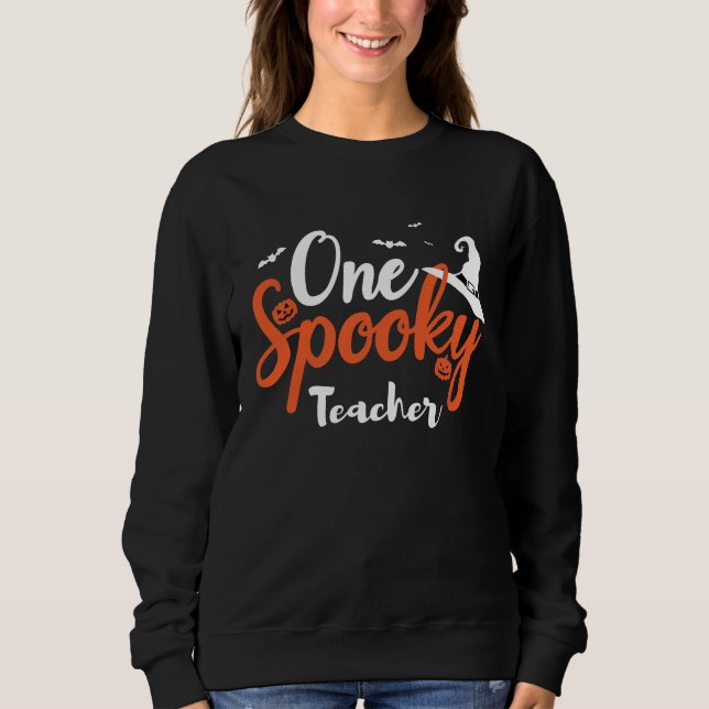 Moletom Um Professor Spooky Halloween (Frente)