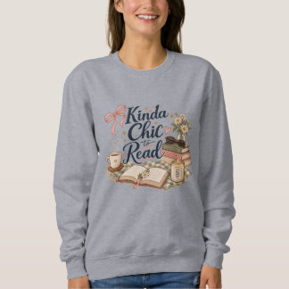Moletom Um Tanto Chic para Ler Estética de Amante de Livro
