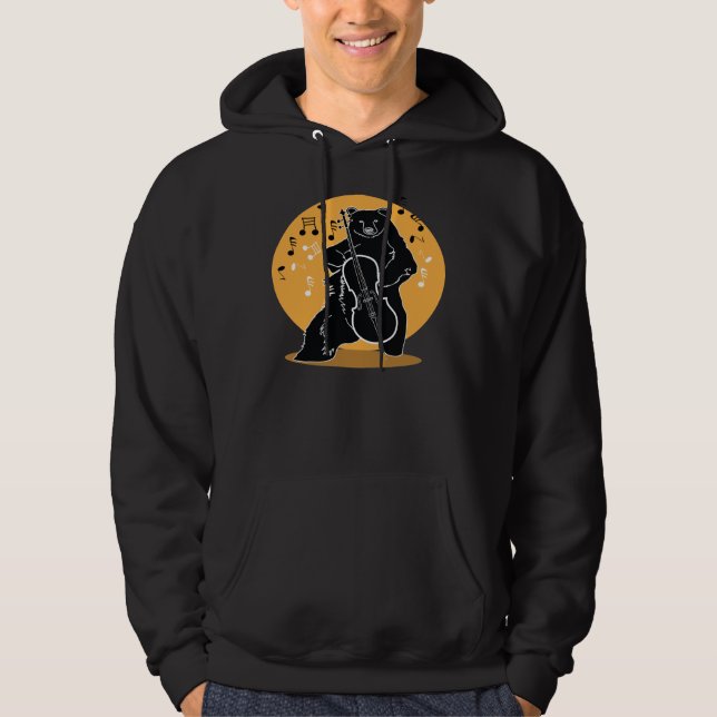 Moletom Um urso e Cello (Frente)