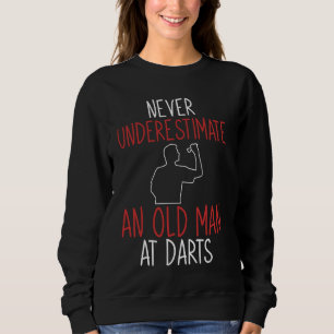 Moletom Um Velho No Dardo Menino Engraçado Dart