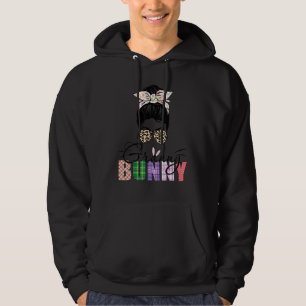 Moletom Uma avó incrível Bunny Mensageiro Leopard Feliz Ea