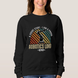 Moletom Uma História Curta Eu Sou Um Robô Engenheiro Robót