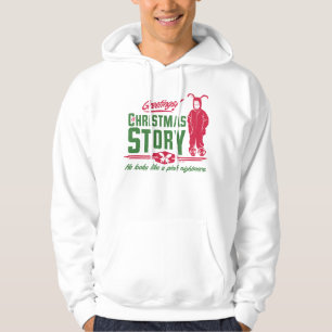 Moletom Uma história de Natal Parece um Pesadelo Rosa