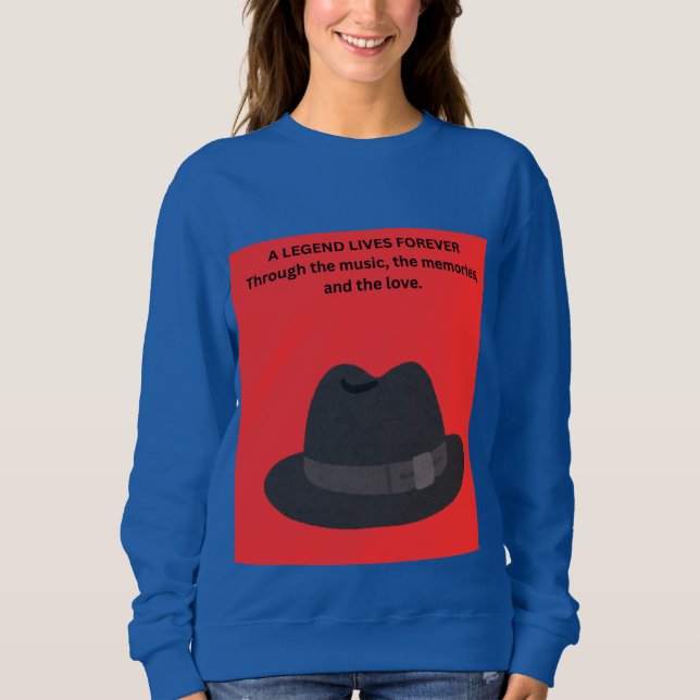 MOLETOM UMA LEYENDA VIVE PARA SEMPRE (Frente)