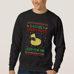 Moletom Uma Linda Pizza de Queijo Sozinha Kevin X Natal em