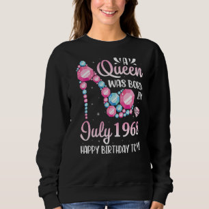 Moletom Uma Rainha Foi Nascer Em Julho De 1968 Feliz Anive