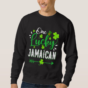 Moletom Uma Rua jamaicana sortuda Shamrock Leprechaun Hat