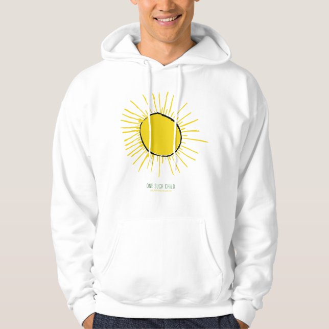 Moletom Uma tal criança - Hoodie do brilho de Sun (Frente)