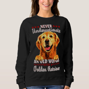Moletom Uma Velhinha Com Ouro De Retriever