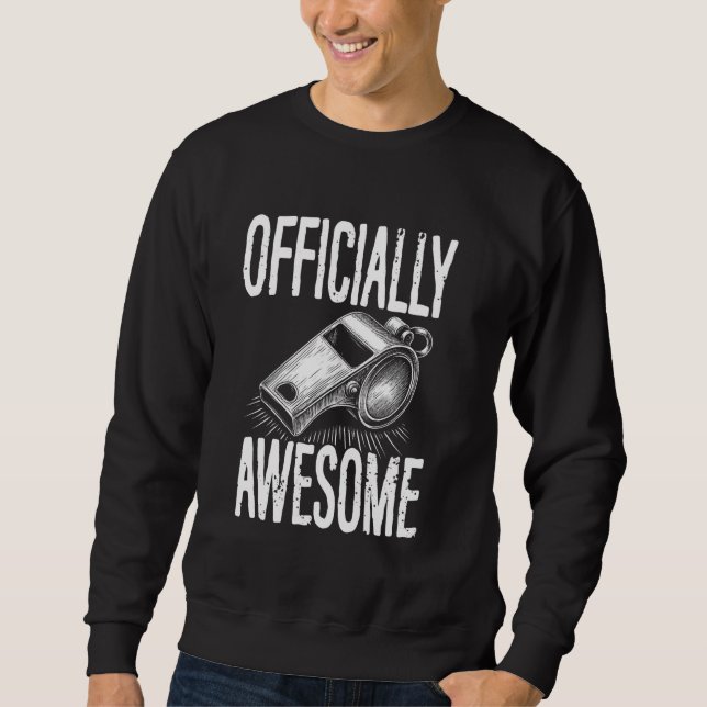 Moletom Umpire Oficialmente Incrível Design Funny Para Bas (Frente)