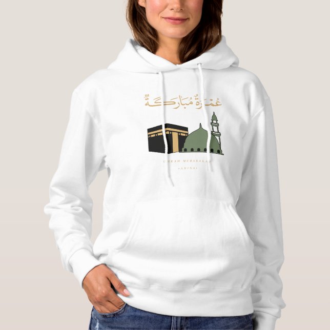 Moletom Umrah Mubarakah Personalizada  (Frente)