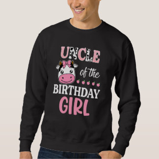 Moletom Uncle Of The Birthday Girl Farming Barnyard Birthd