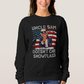 Moletom Uncle Sam Doesn't Care Snowflakes Premium