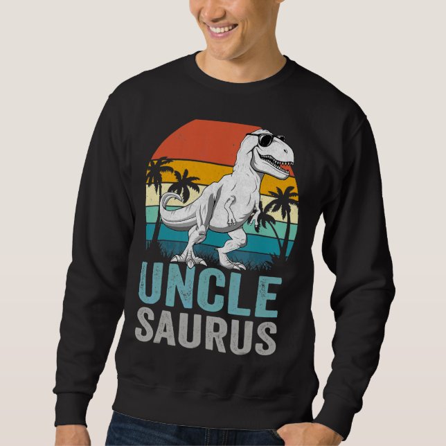 Moletom Unclesaurus Rex Dinosaur Tio Surus Matriz Familiar (Frente)